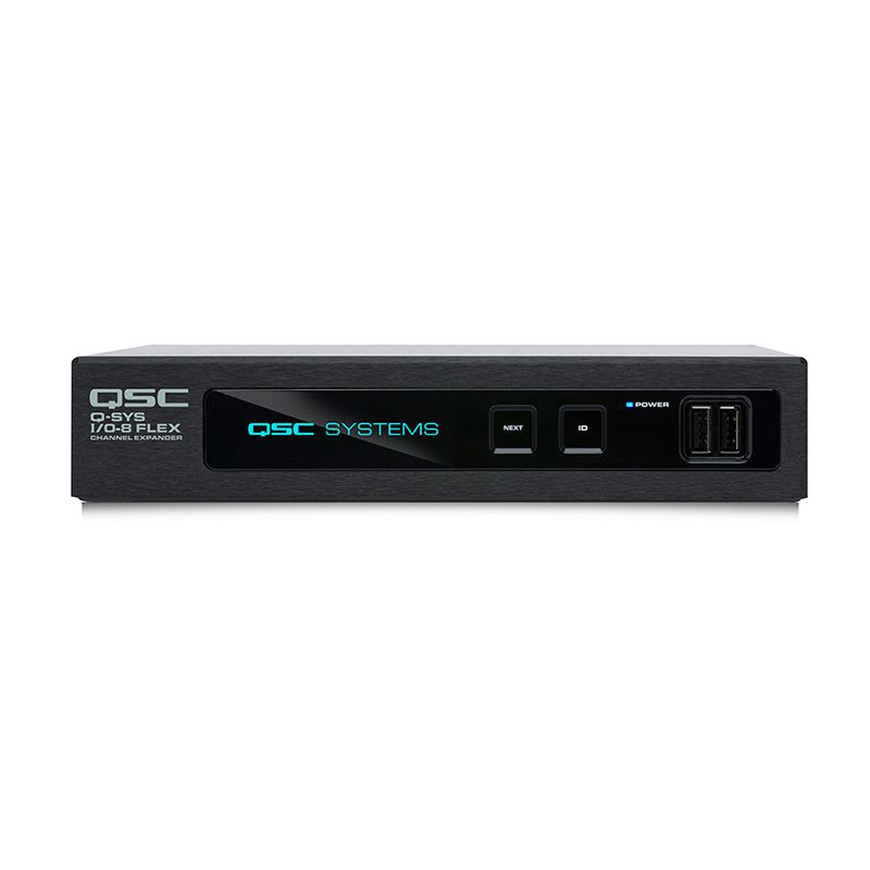 QSC CORE 8FLEX Red Q-SYS + procesador de E / S analógicas